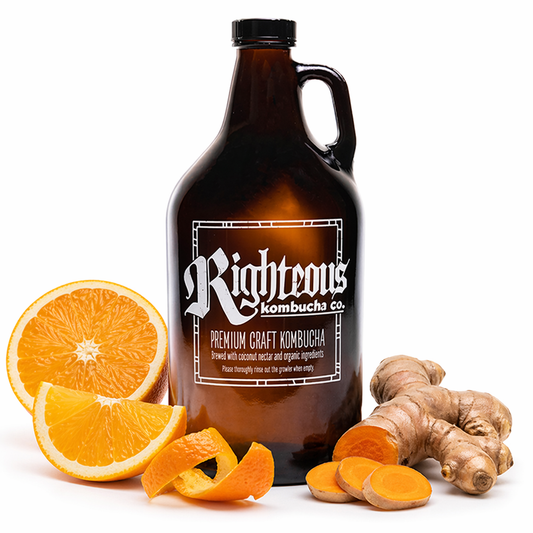 Organic Orange Lemon Turmeric 64 oz Growler