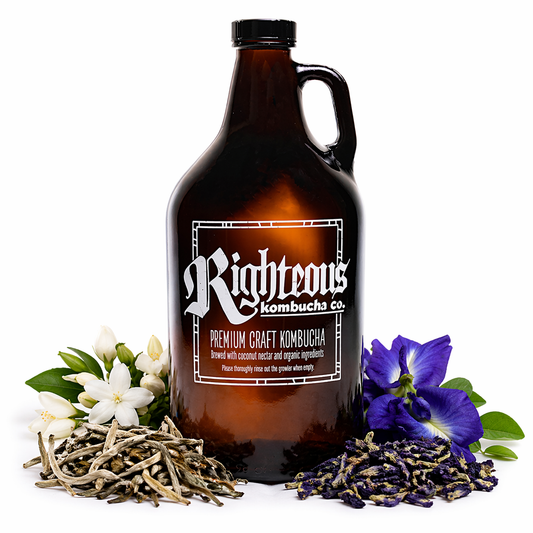 Organic Jasmine Pea Flower 64 oz Growler